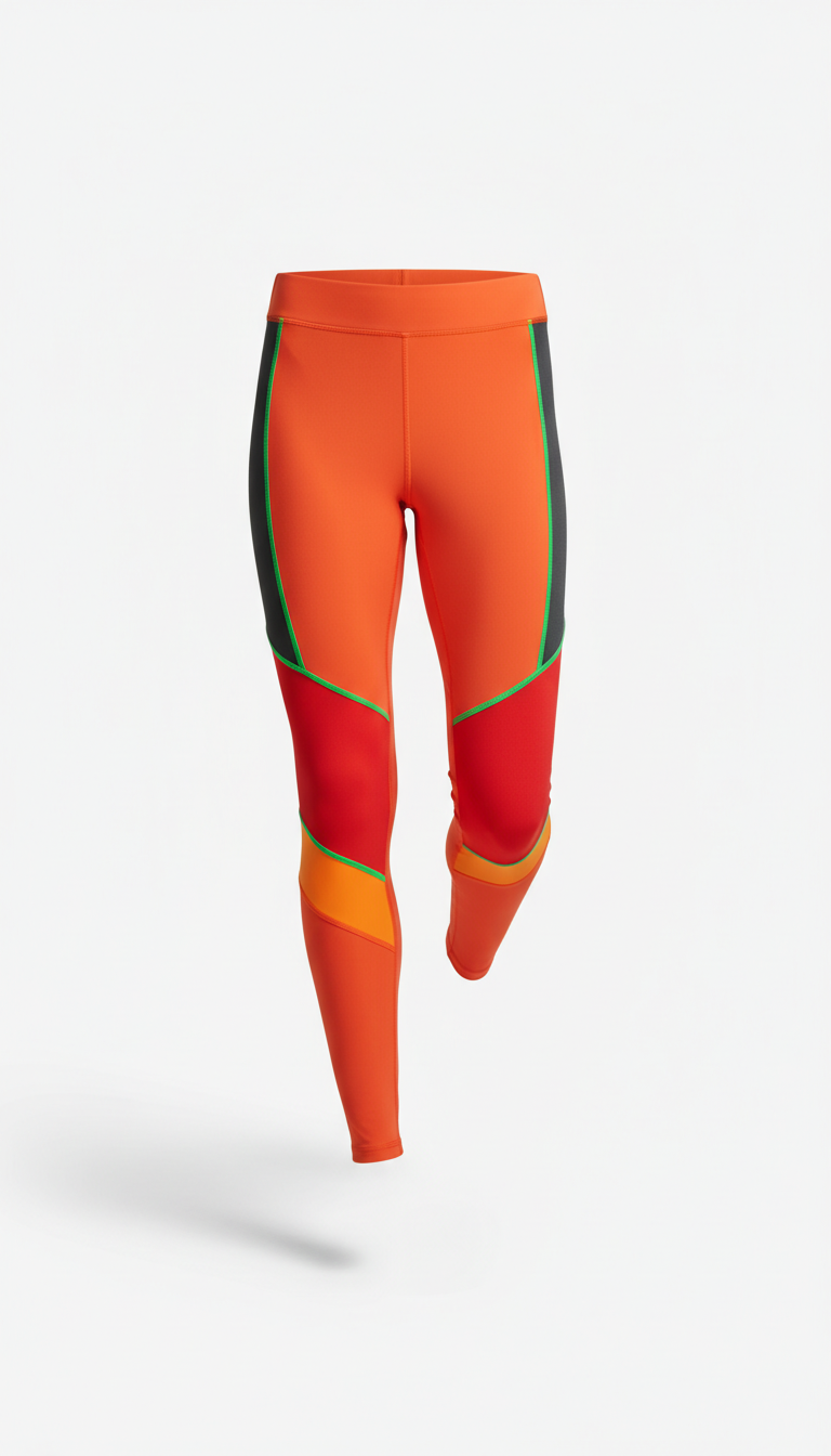 Signal Orange performance leggings